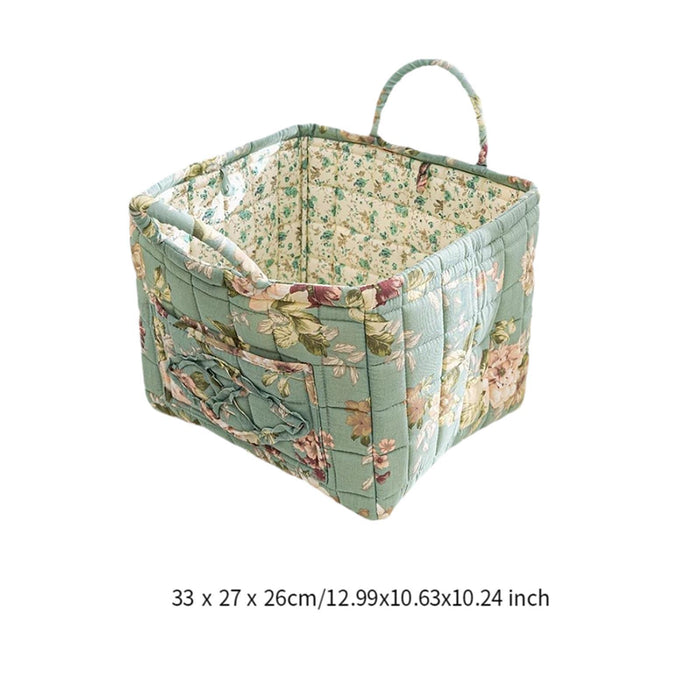 Crofta Fabric Storage Basket Foldable Multiuse Home Organizer for Bedroom Dorm Toys D