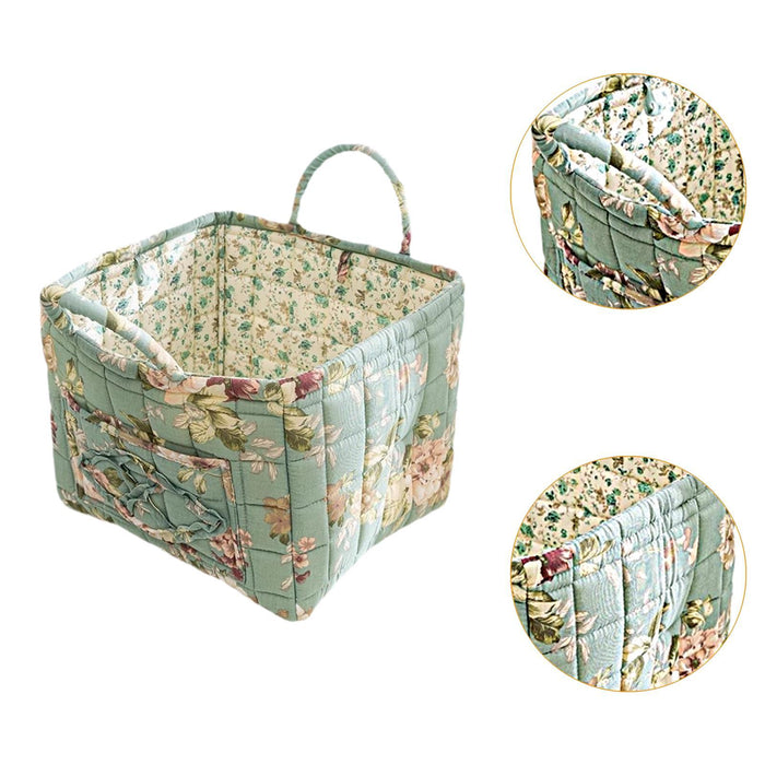 Crofta Fabric Storage Basket Foldable Multiuse Home Organizer for Bedroom Dorm Toys D