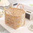 Crofta Fabric Storage Basket Foldable Multiuse Home Organizer for Bedroom Dorm Toys F