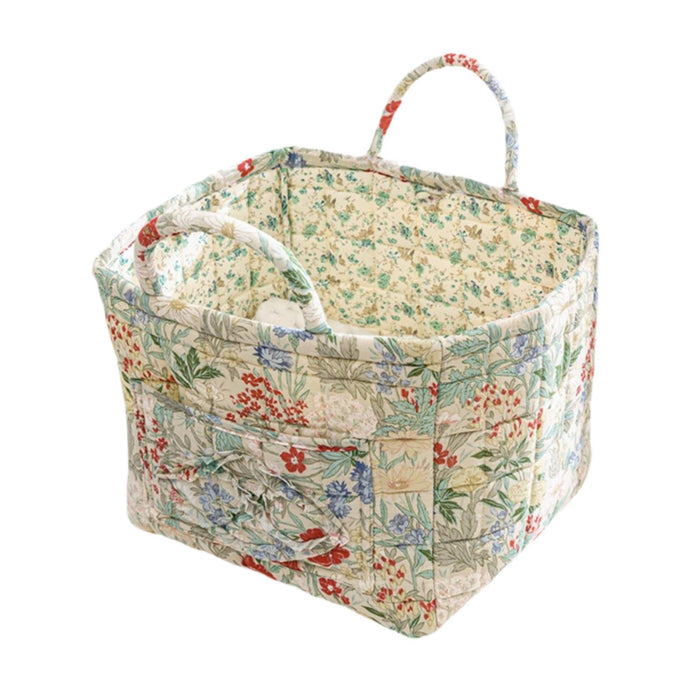 Crofta Fabric Storage Basket Foldable Multiuse Home Organizer for Bedroom Dorm Toys I