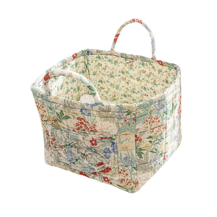 Crofta Fabric Storage Basket Foldable Multiuse Home Organizer for Bedroom Dorm Toys I