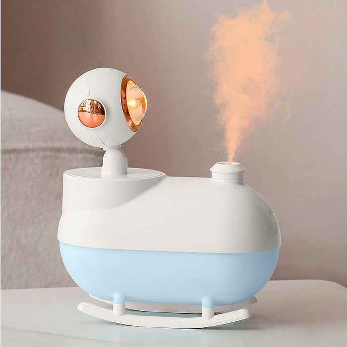 Crofta Tabletop Air Humidifier Elegant Creative Low Noise Humidifying for Home Room white