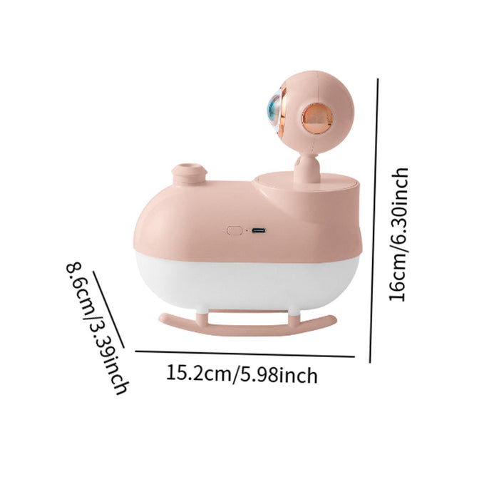 Crofta Tabletop Air Humidifier Elegant Creative Low Noise Humidifying for Home Room pink