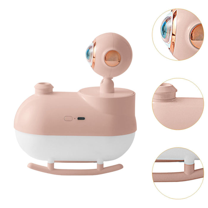 Crofta Tabletop Air Humidifier Elegant Creative Low Noise Humidifying for Home Room pink