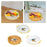 Crofta Coffee Table Tray Simple Round Serving Tray for Dried Fruit Snack Restaurant