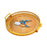 Crofta Coffee Table Tray Simple Round Serving Tray for Dried Fruit Snack Restaurant