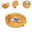 Crofta Coffee Table Tray Simple Round Serving Tray for Dried Fruit Snack Restaurant