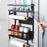 Crofta Fridge Storage Rack Wall Hanging Condiment Rack for Jars Fridge Refrigerator 40cm Height