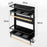 Crofta Fridge Storage Rack Wall Hanging Condiment Rack for Jars Fridge Refrigerator 40cm Height