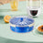 Crofta Divided Serving Tray Party Party Appetizer Platter for Cookies Fruits Snacks blue