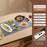 Crofta Electric Warming Tray Food Warmer for Party Family Gatherings Events Dinners Grey