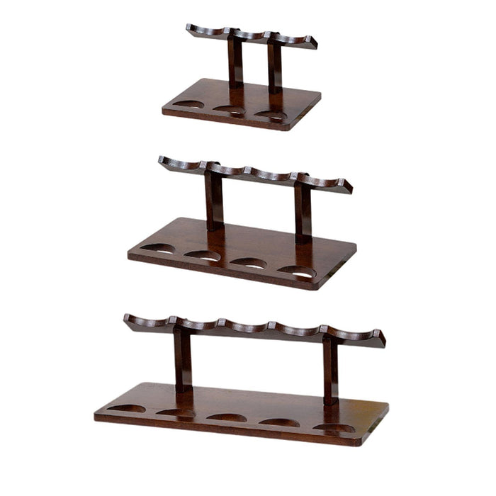 Crofta Wine Display Rack Drink Holder Wood Wine Shelf for Hallway Hotel Dining Room 3 bottles