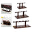 Crofta Wine Display Rack Drink Holder Wood Wine Shelf for Hallway Hotel Dining Room 3 bottles