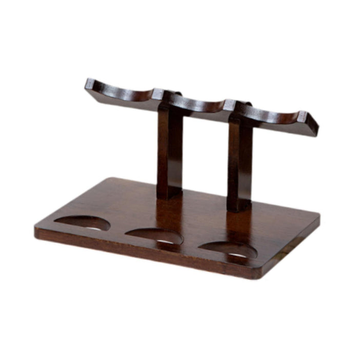 Crofta Wine Display Rack Drink Holder Wood Wine Shelf for Hallway Hotel Dining Room 3 bottles