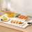 Crofta Electric Warming Tray Portable Multifunctional for Buffets Home Housewarming white