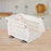 Crofta Stacking Storage Basket Cabinet Storage Rack for Bathroom Countertops Closet White