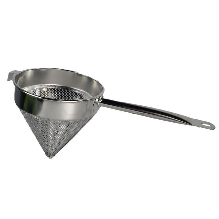 Crofta Stainless Steel Bouillon Strainer 8 inch Colander for Straining Sauce Sauces