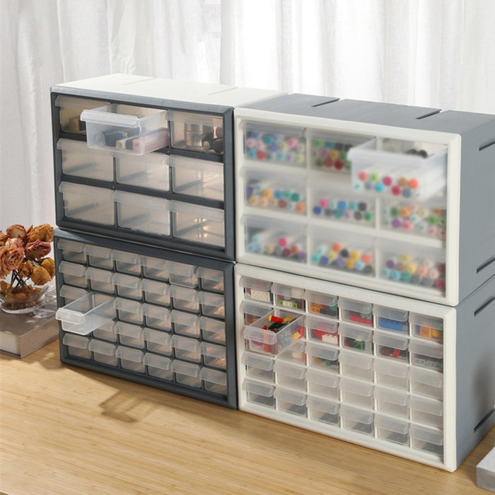 Crofta 9 Drawer Storage Organizer Cabinet Bead Organizer for Storing Nuts and Bolts white