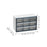 Crofta 9 Drawer Storage Organizer Cabinet Bead Organizer for Storing Nuts and Bolts grey and white