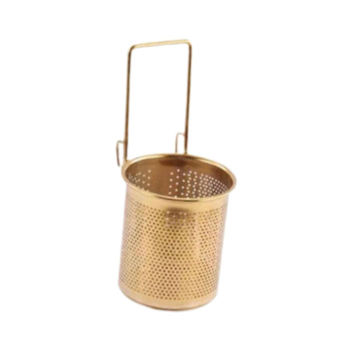 Crofta Pasta Basket Sturdy Spaghetti Pasta Strainer for Dining Room Vegetable Ramen 8x9cm