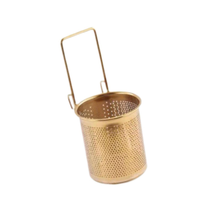 Crofta Pasta Basket Sturdy Spaghetti Pasta Strainer for Dining Room Vegetable Ramen 8x9cm