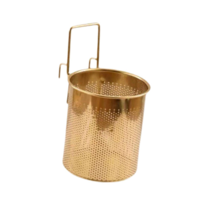 Crofta Pasta Basket Sturdy Spaghetti Pasta Strainer for Dining Room Vegetable Ramen 10x11cm