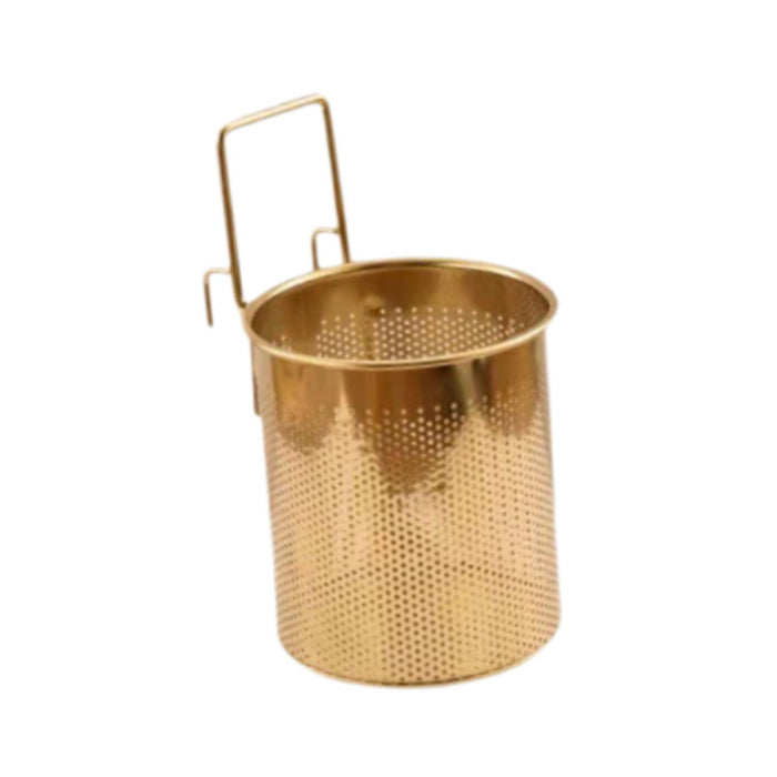 Crofta Pasta Basket Sturdy Spaghetti Pasta Strainer for Dining Room Vegetable Ramen 10x11cm