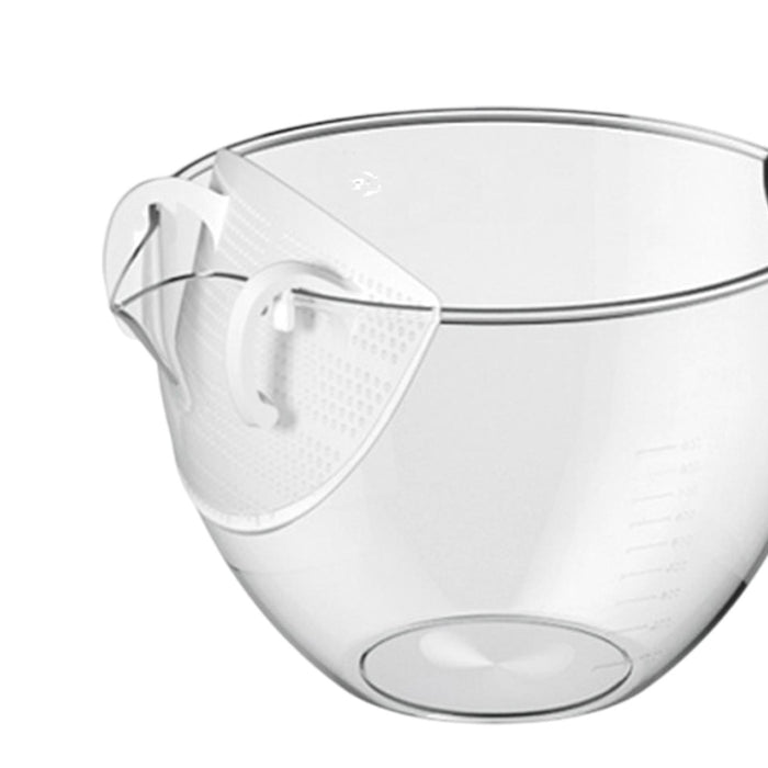 Crofta Japanese Rice Washing Bowl Efficient Vegetable Strainer for Pasta Beans Home Clear