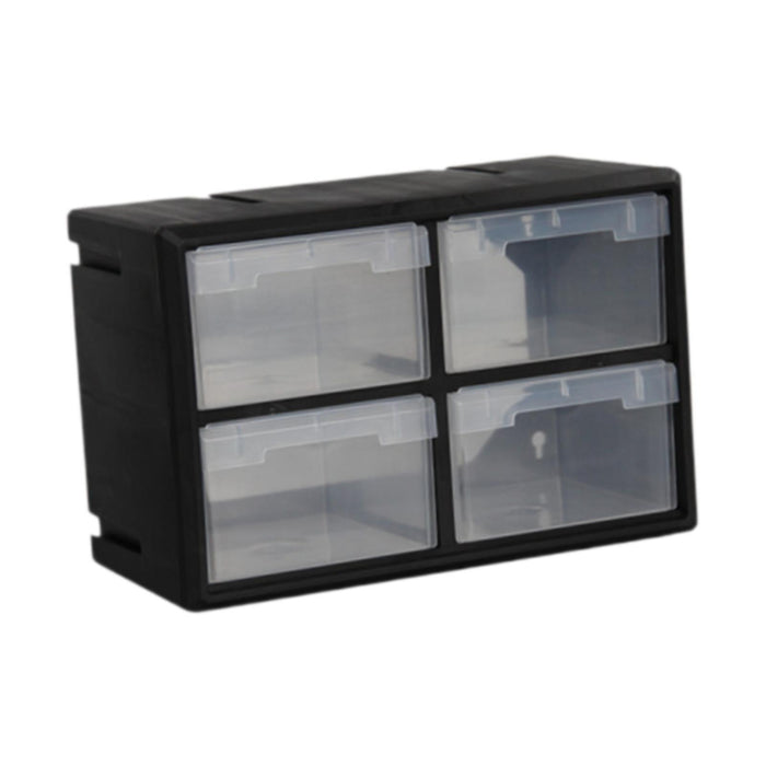 Crofta Drawer Storage Cabinet Organizer Garage Organization for Crafts Jewelry Nuts 4 drawers