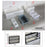 Crofta Drawer Storage Cabinet Organizer Garage Organization for Makeup Nuts Jewelry 2 drawers