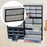 Crofta Drawer Storage Cabinet Organizer Home Container for Small Items Beads Screws 2 drawers