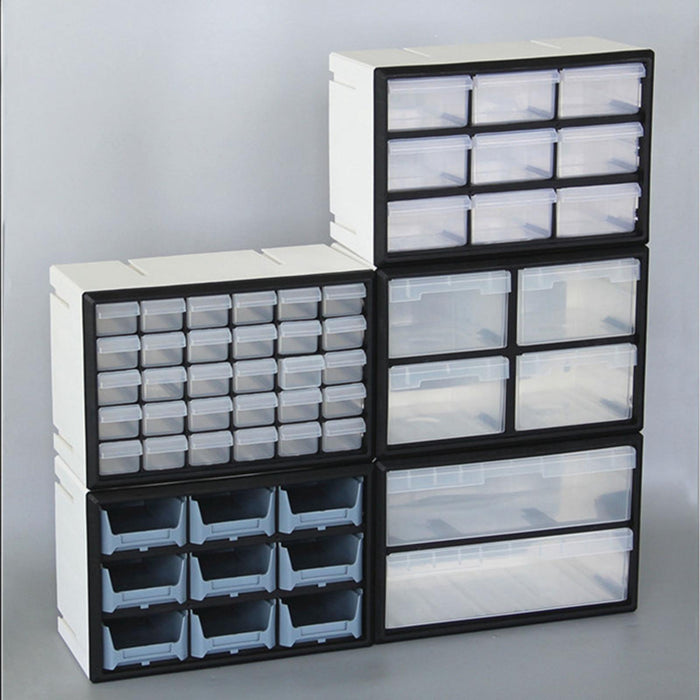 Crofta Drawer Storage Cabinet Organizer Home Container for Small Items Beads Screws 4 drawers