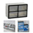 Crofta Drawer Storage Cabinet Organizer Home Container for Small Items Beads Screws 4 drawers