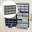 Crofta Drawer Storage Cabinet Organizer Home Container for Small Items Beads Screws 9 drawers