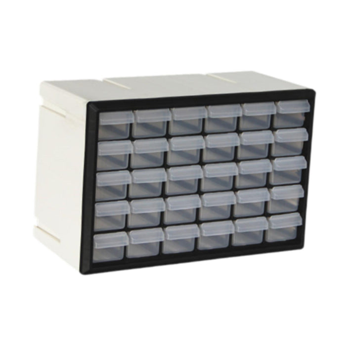 Crofta Drawer Storage Cabinet Organizer Home Container for Small Items Beads Screws 30 drawers