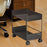 Crofta Metal Rolling Cart Multipurpose Mobile Rolling Cart for Kitchen Hotel Office L