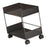 Crofta Metal Rolling Cart Multipurpose Mobile Rolling Cart for Kitchen Hotel Office L