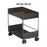 Crofta Metal Rolling Cart Multipurpose Mobile Rolling Cart for Kitchen Hotel Office L