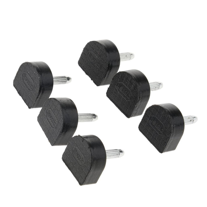 3 Pairs High Heel Tips Taps Shoe Repair Replacement Dowels Pads 14x14mm Black