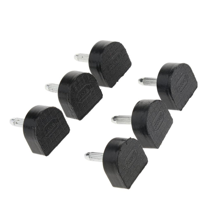 3 Pairs High Heel Tips Taps Shoe Repair Replacement Dowels Pads 14x14mm Black