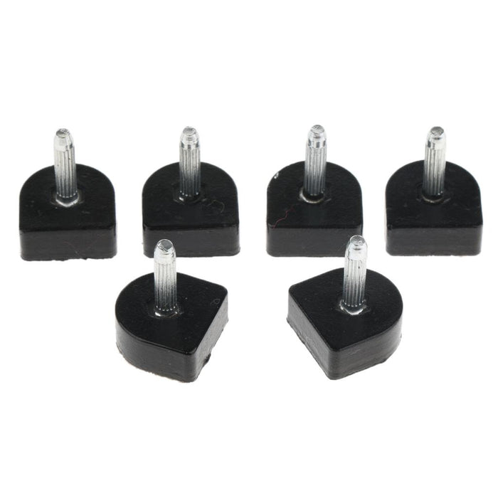 3 Pairs High Heel Tips Taps Shoe Repair Replacement Dowels Pads 14x14mm Black