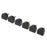 3 Pairs High Heel Plates Shoe DIY Repair Tip Replacement 15x18mm Black