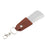 Stainless Steel Shoe Horn with Keychain Classic Travel Shoehorn Lifte Brown