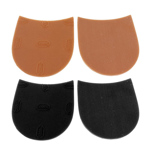 1 Pair Anti Slip Rubber Glue on Shoe Boot Sole Heel Repair Replacement Khaki