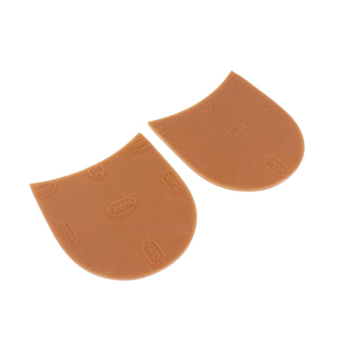 1 Pair Anti Slip Rubber Glue on Shoe Boot Sole Heel Repair Replacement Khaki