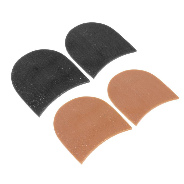 1 Pair Anti Slip Rubber Glue on Shoe Boot Sole Heel Repair Replacement Khaki