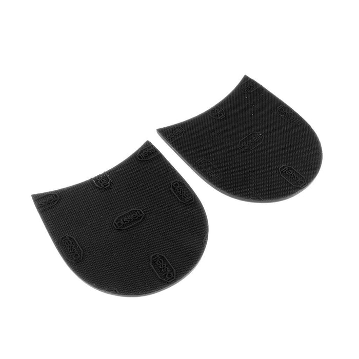 1 Pair Anti Slip Rubber Glue on Shoe Boot Sole Heel Repair Replacement Black