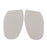 1Pair Rubber Half Soles Replacement Anti Slip Shoe Sole Pads Repair  White