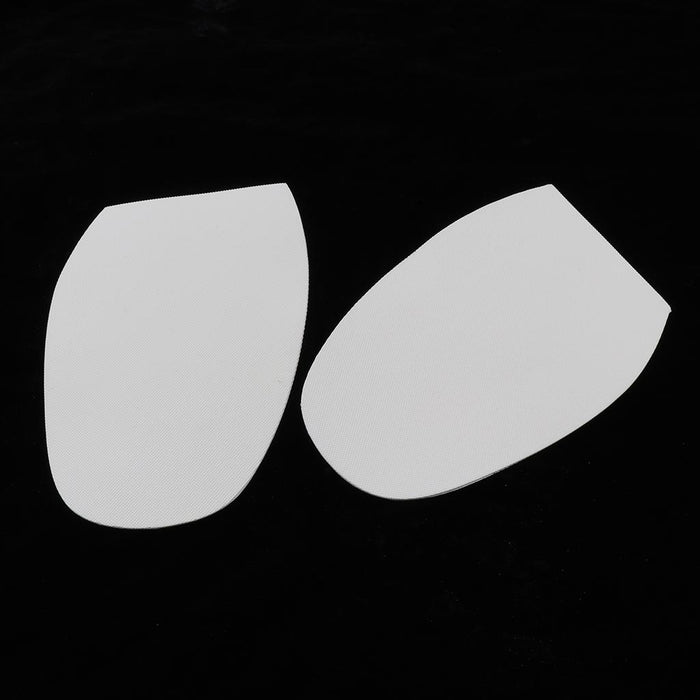 1Pair Rubber Half Soles Replacement Anti Slip Shoe Sole Pads Repair  White