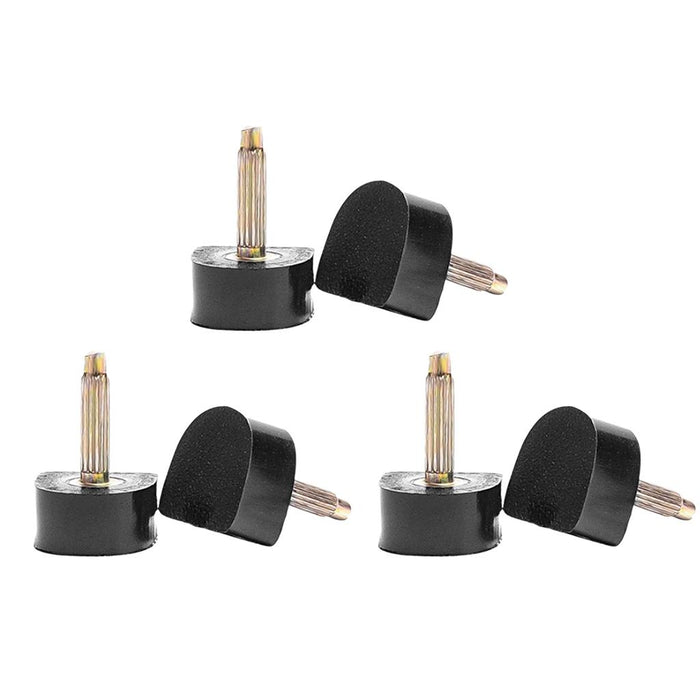 3 Pairs High Heel Tips Shoes Replacement Tap Caps Shoes Repair 9x9mm